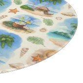 Mehndiデザイン：曲線ドードルトレーサリー カッティングボード (角)