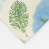 Mehndiデザイン:曲線ドードルトレーサリー フリースブランケット (角)