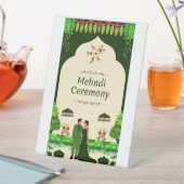 mehndi card 台座サイン (インサイチュ)