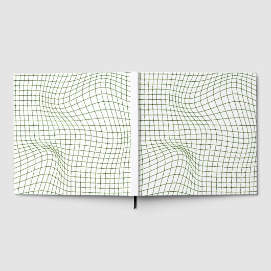 Mehndi Design Printed Guest Book for Weddings ゲストブック (全面)