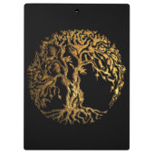 Mehndi Tree of Life (金ゴールド) (Henna) クリップボード (裏面)
