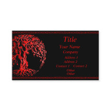 Mehndi Tree of Life (Henna) （赤）