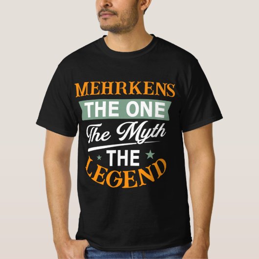 Mehrkens ザ・ワン ザ・伝説 tシャツ (正面)