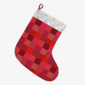 Meia de Natal (pixels) ラージクリスマスストッキング (正面 (吊り時))