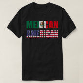 Meican American Flag Tシャツ (デザイン正面)