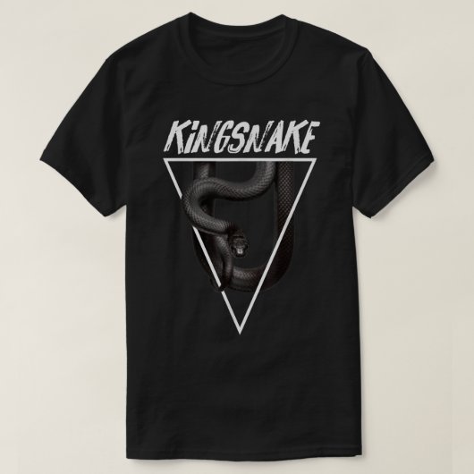 Meican Black Kingsnake Snake Owner  Tシャツ (デザイン正面)