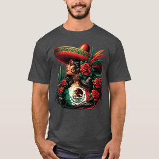 Meico Flag Meican Hispanic Siesta Pride Viva Meico Tシャツ