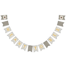 Meiged To Bee – 白黒バナー バンティングフラッグ