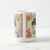Meiji Era Beauty: Ukiyo-e – Traditional Japanese  コーヒーマグカップ (中央)