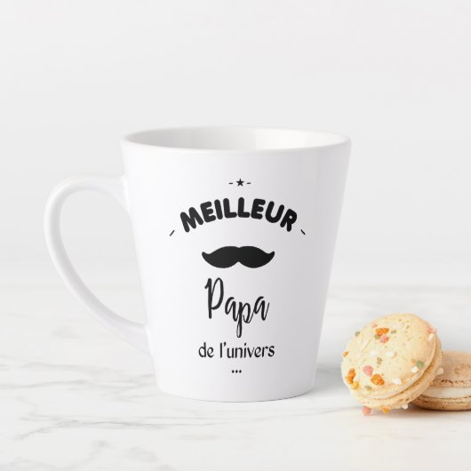 Meilleur papa du monde カフェラテマグ (インサイチュ)
