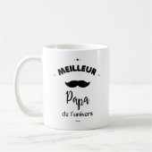 Meilleur papa du monde コーヒーマグカップ (左)
