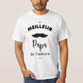 Meilleur papa du monde tシャツ (正面)