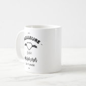 Meilleure belle maman du monde コーヒーマグカップ (正面左)
