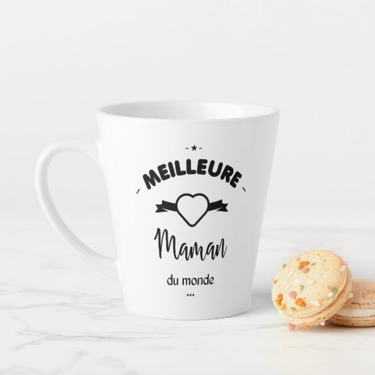 Meilleure maman du monde カフェラテマグ (インサイチュ)