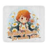 Meilleure Mamie du monde entier カッティングボード (正面)