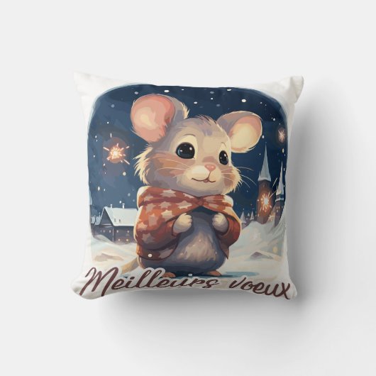 Meilleurs voeux aussi クッション (正面)