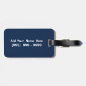 Meinシッフ1の厳格なカスタム ラゲッジタグ (裏面横)