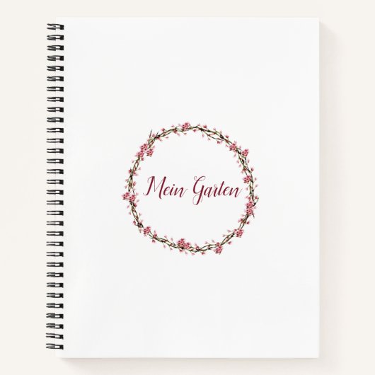 Mein Garten Spiralnotizblock ノートブック (正面)