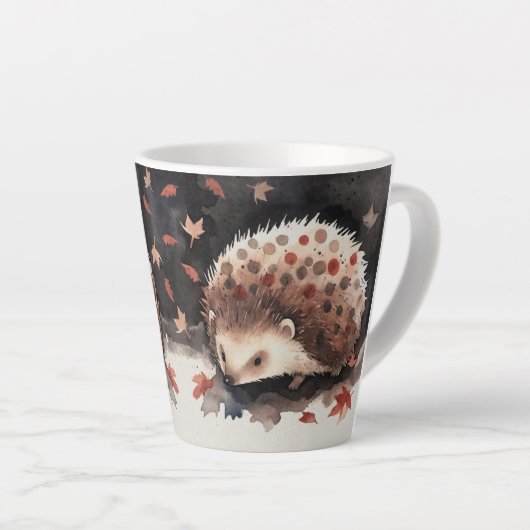 Mein kleiner Igel-Freund „Zwergerl“ カフェラテマグ (右アングル)