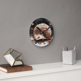 Mein kleiner Igel-Freund „Zwergerl“ ラウンド壁時計
