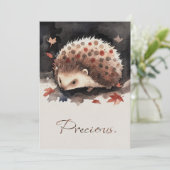 Mein kleiner Igel-Freund „Zwergerl“ Grußkarte シーズンカード (スタンド正面)