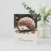 Mein kleiner Igel-Freund „Zwergerl“ Postkarte  ポストカード (スタンド正面)