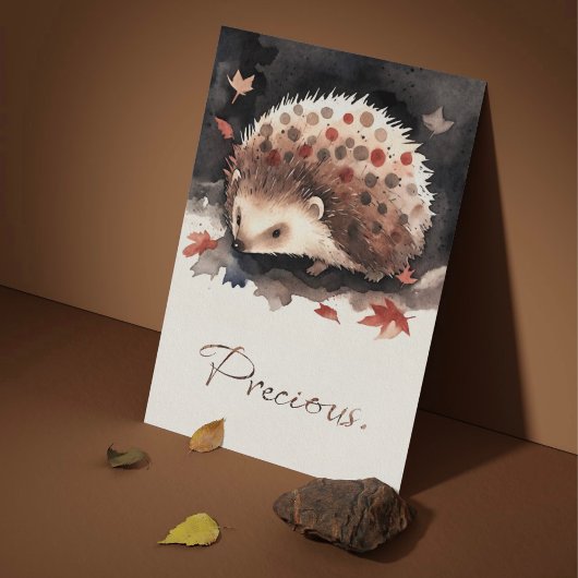 Mein kleiner Igel-Freund „Zwergerl“ Postkarte  ポストカード