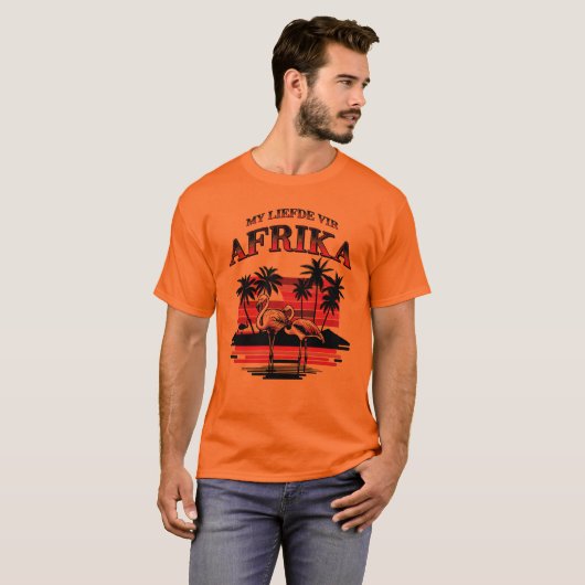 Meine Liebe Liefde zu Afrika (Afrikaans) Tシャツ (正面フル)