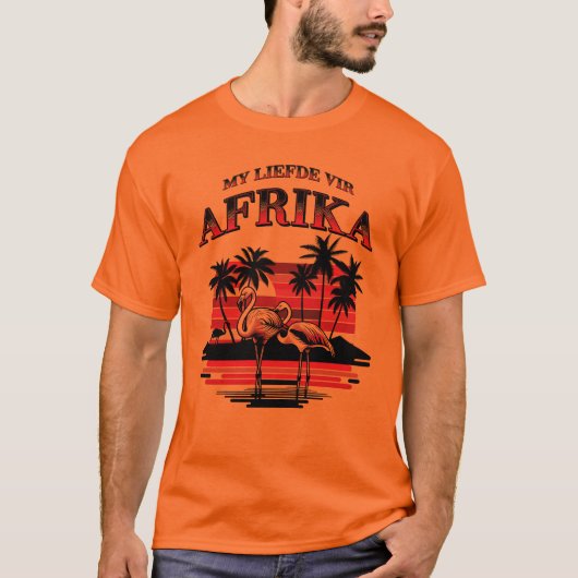 Meine Liebe Liefde zu Afrika (Afrikaans) Tシャツ (正面)