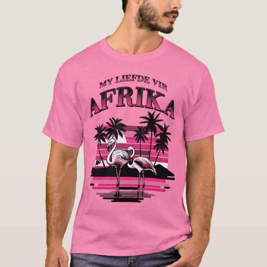 Meine Liebe zu Afrika (Afrikaans) Tシャツ (正面)