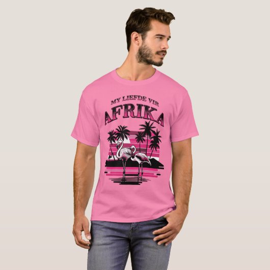 Meine Liebe zu Afrika (Afrikaans) Tシャツ (正面フル)