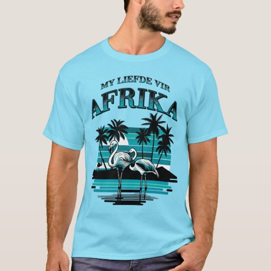 Meine Liebe zu Afrika - My Liefde vir Afrika Tシャツ (正面)