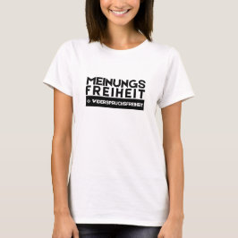 Meinungsfreiheit nicht Widerspruchsfreiheit 2 Tシャツ