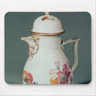 Meissenのコーヒーポット、c.1740-50 マウスパッド