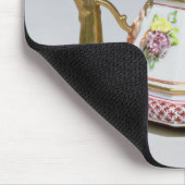 Meissenの八角形のティーポット、c.1718 マウスパッド (コーナー)