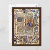 Meister Derによるゴールデンブルの最初のページのコピー ポストカード (正面/裏面)