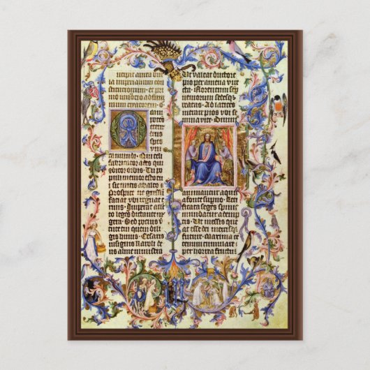 Meister Derによるゴールデンブルの最初のページのコピー ポストカード (正面)