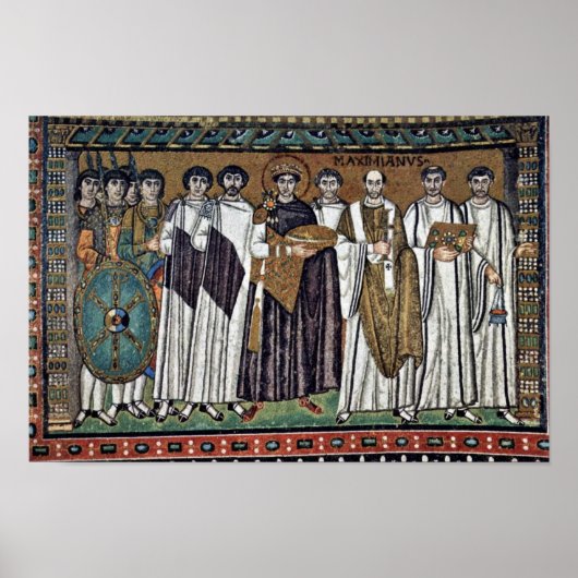 Meister Von San Vitale In Ravenna (最高のQuality) ポスター (正面)