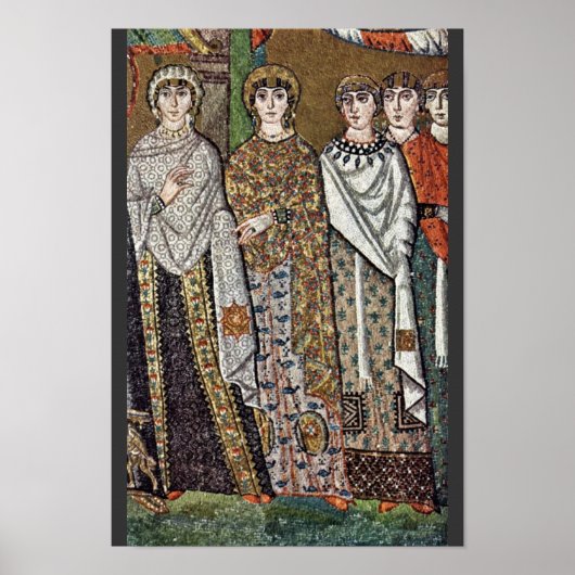 Meister Von San Vitale In Ravenna (最高のQuality) ポスター (正面)