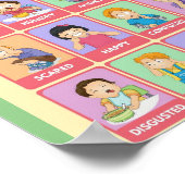 MEKIMIパステルカラフルキッズ感覚&感情 ポスター (角)