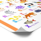 MEKIMI – 動物アルファベットの例証 ポスター (角)