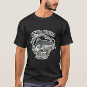 Mekong Catfish Fishing Lover Design – Giant River  Tシャツ (正面)
