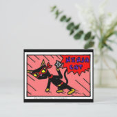 Mel「忍者CAT」ポストカード ポストカード (スタンド正面)