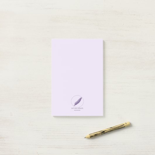 Mel Mae Schmidt Stationery Logo ポストイット (デスク上)