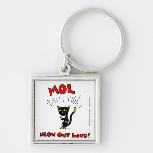 MEL "MOL: MEOW OUT LOUD"キーチェーン キーホルダー (正面)