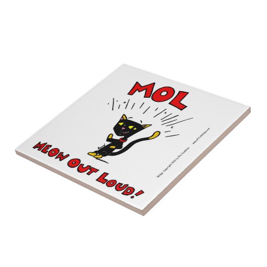 MEL "MOL: MEOW OUT LOUD"タイル タイル (側面)