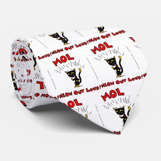 MEL "MOL: MEOW OUT LOUD"ネクタイ ネクタイ (ロール)