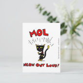Mel "MOL: MEOW OUT LOUD"ポストカード ポストカード (スタンド正面)