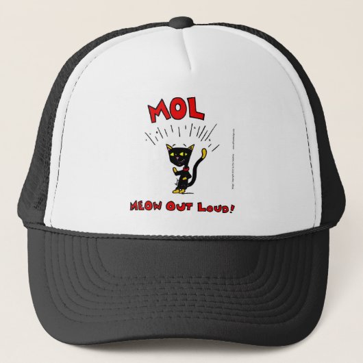 MEL "MOL: MEOW OUT LOUD"帽子 キャップ (正面)