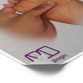 Melalogic Calluses、Corns and Warts Medical Poster ポスター (角)